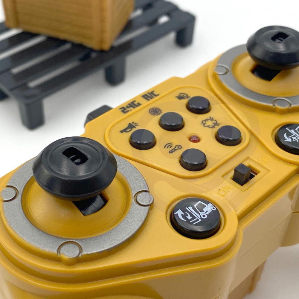 Nuotoliniu būdu valdomas 2-in-1 RC krautuvas WOOPIE Rock 1:24-Žaislai, Auto ir transporto žaislai, Traktoriai-e-vaikas