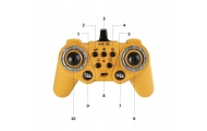 Nuotoliniu būdu valdomas 2-in-1 RC krautuvas WOOPIE Rock 1:24-Žaislai, Auto ir transporto žaislai, Traktoriai-e-vaikas