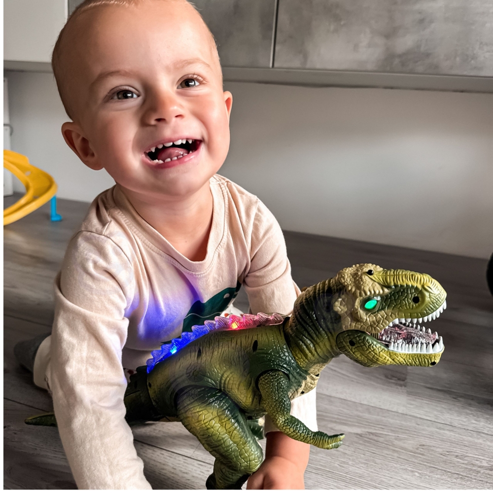 Nuotoliniu būdu valdomas dinozauras WOOPIE RC robotas T-Rex-Žaislai, Interaktyvūs žaislai-e-vaikas