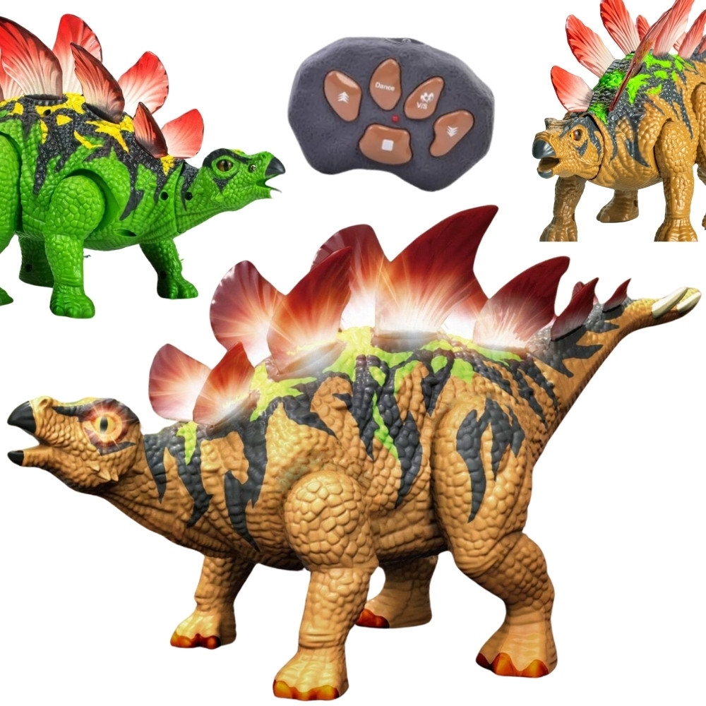 Nuotoliniu būdu valdomas WOOPIE RC dinozauras robotas Stegozauras-Žaislai, Interaktyvūs žaislai-e-vaikas