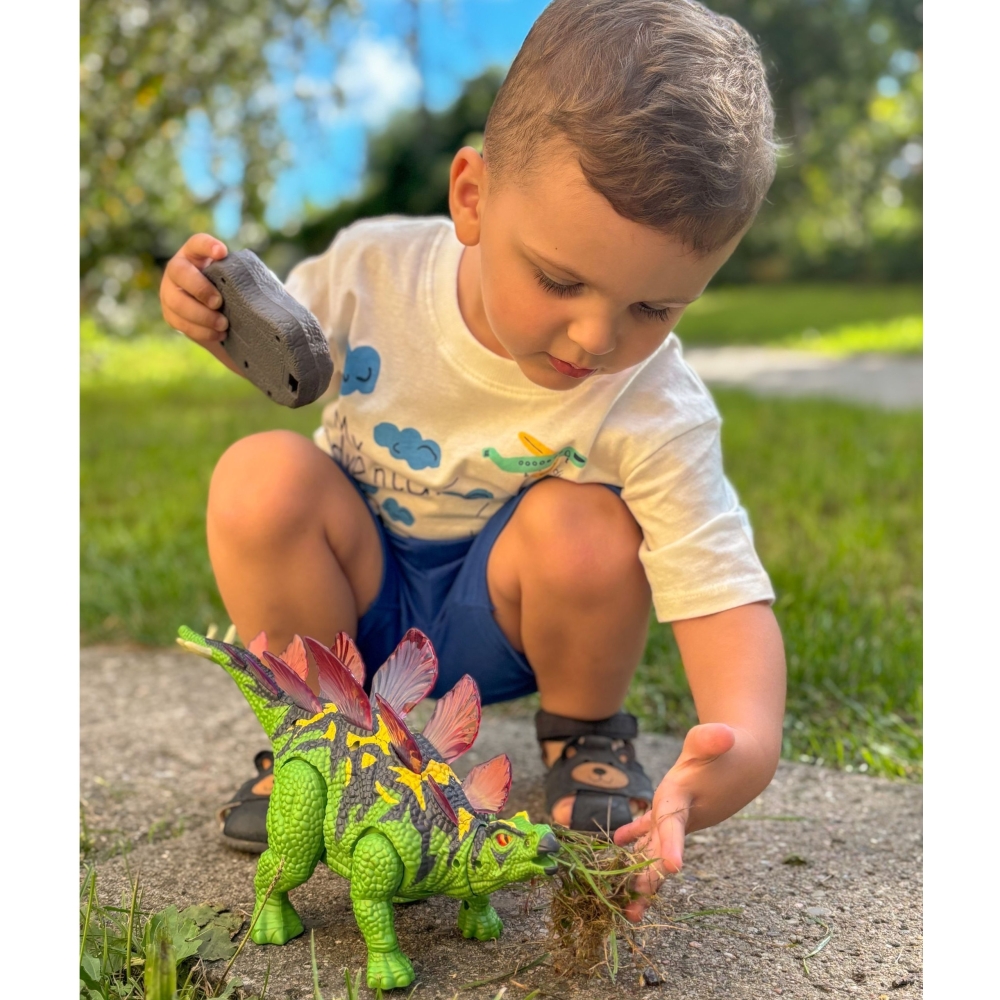 WOOPIE Remote Controlled RC Dinosaur Robot Stegosaurus 