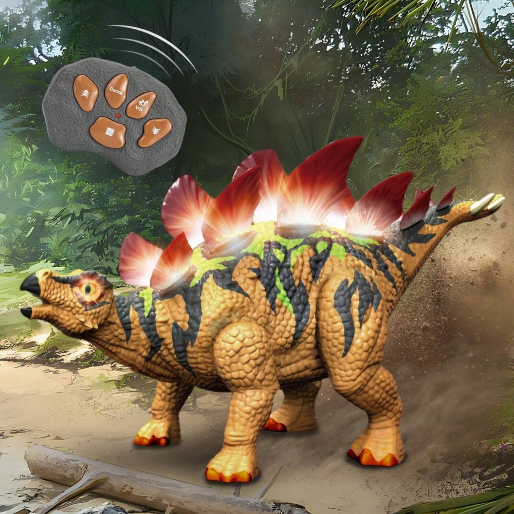 WOOPIE Remote Controlled RC Dinosaur Robot Stegosaurus 