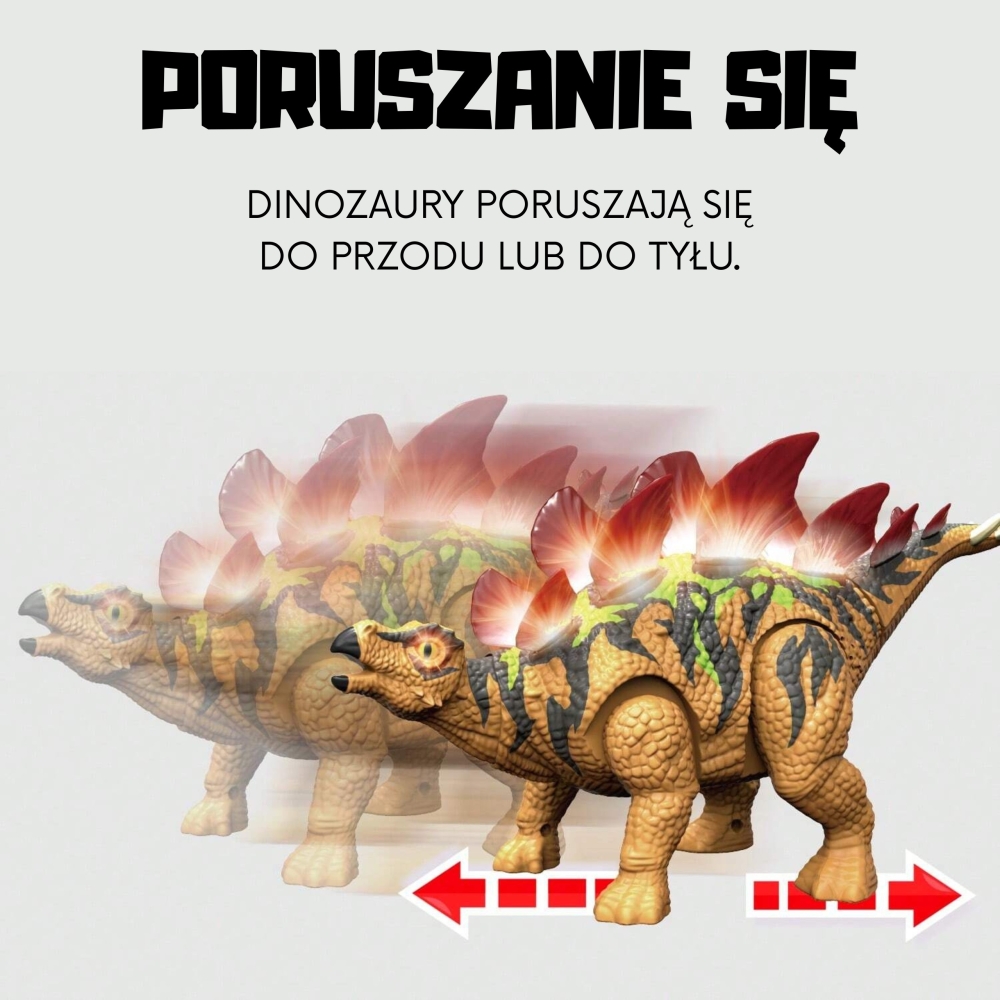 Nuotoliniu būdu valdomas WOOPIE RC dinozauras robotas Stegozauras-Žaislai, Interaktyvūs žaislai-e-vaikas