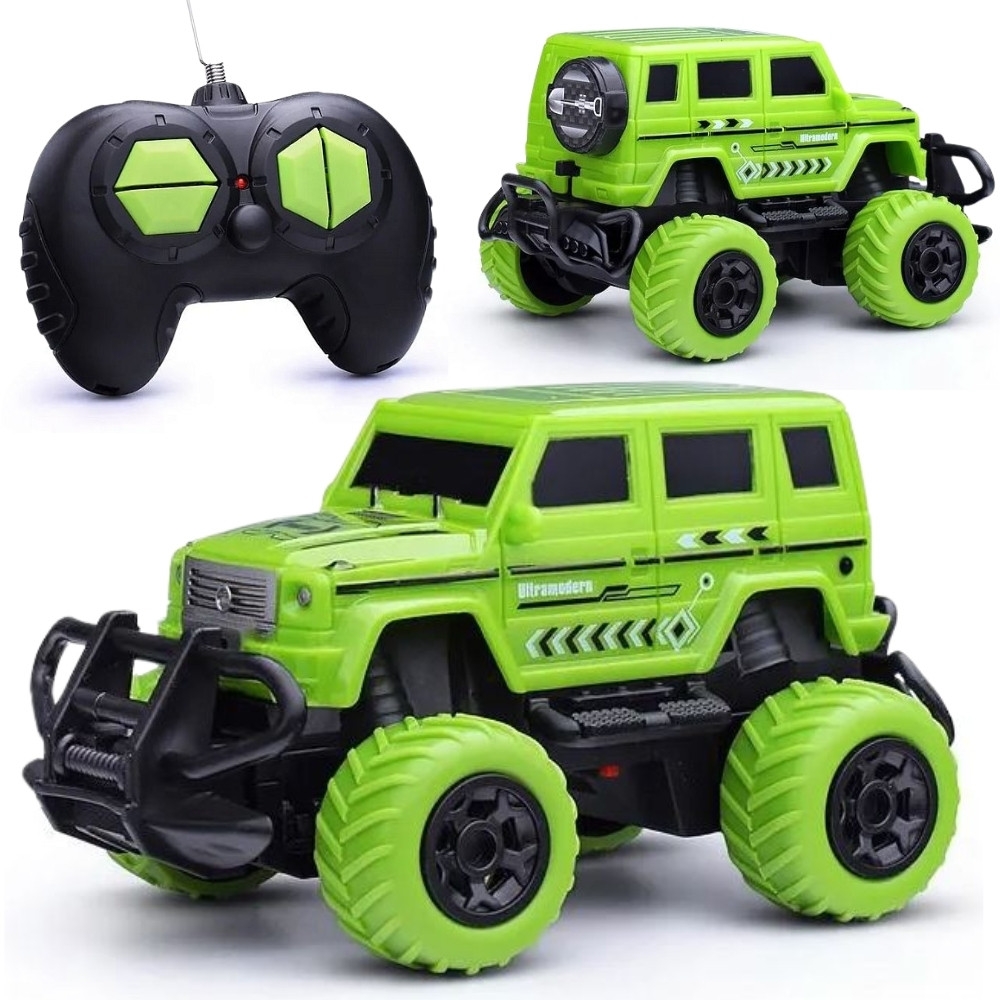 Nuotoliniu būdu valdomas automobilis su LED apšvietimu WOOPIE RC Jeep Cross-Country-Žaislai, Auto ir transporto žaislai, Valdomo