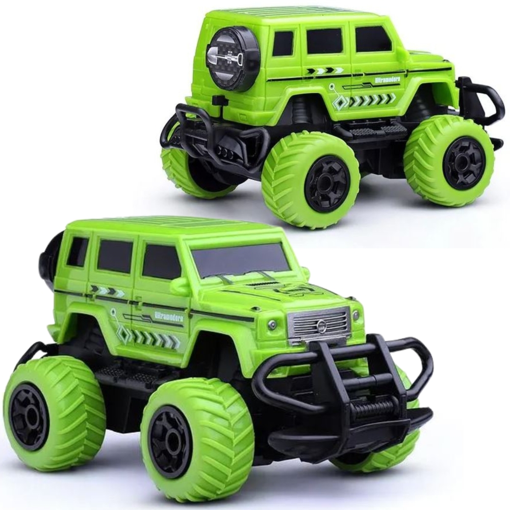 Nuotoliniu būdu valdomas automobilis su LED apšvietimu WOOPIE RC Jeep Cross-Country-Žaislai, Auto ir transporto žaislai, Valdomo