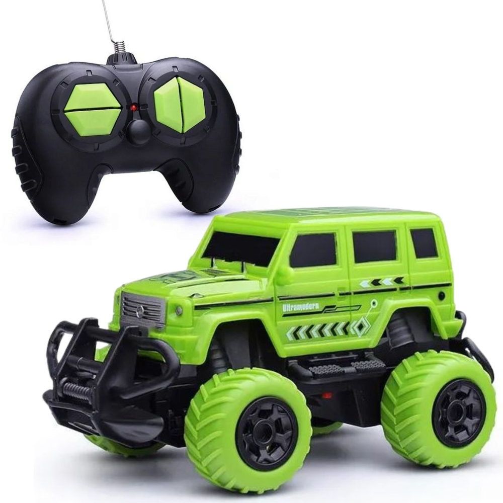 Nuotoliniu būdu valdomas automobilis su LED apšvietimu WOOPIE RC Jeep Cross-Country-Žaislai, Auto ir transporto žaislai, Valdomo