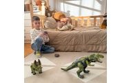 Nuotoliniu būdu valdomas Dinozauras WOOPIE RC robotas Triceratops