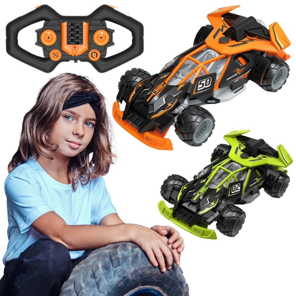 Nuotoliniu būdu valdomas lenktyninis automobilis WOOPIE RC 1vnt-Žaislai, Auto ir transporto žaislai, Valdomos radijo bangomis-e-