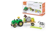 VIGA Wooden Tractor Animal Farm