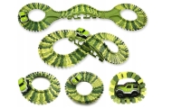 Dinozaurų automobilių trasos rinkinys WOOPIE XXL, 240 el.-Žaislai, Auto ir transporto žaislai, Garažai, trasos ir kita-e-vaikas