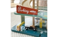 CLASSIC WORLD Wielopoziomowy Parking Auta Helikopter Dystybutor Myjnia + Akc.