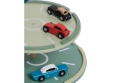 CLASSIC WORLD Wielopoziomowy Parking Auta Helikopter Dystybutor Myjnia + Akc.