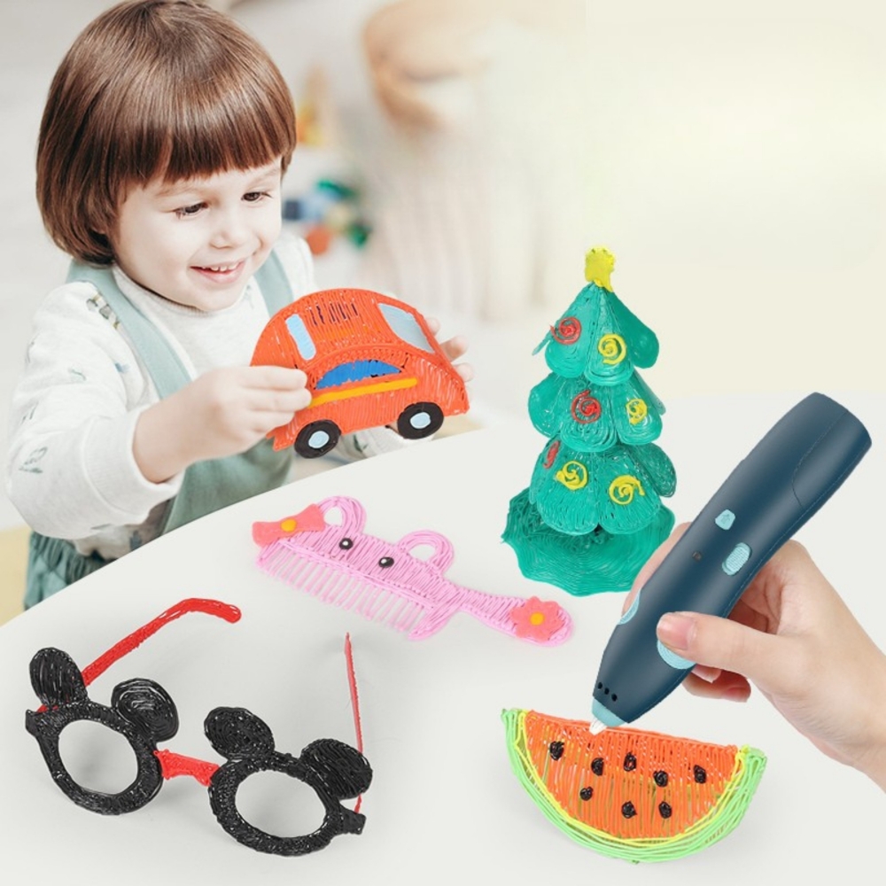 3D rašiklis WOOPIE USB trimačių modelių kūrimui-Žaislai, Kūrybiniai žaislai, Kūrybiniai rinkiniai-e-vaikas