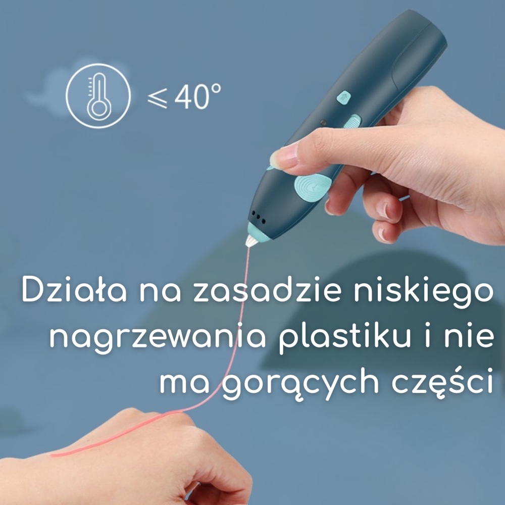 3D rašiklis WOOPIE USB trimačių modelių kūrimui-Žaislai, Kūrybiniai žaislai, Kūrybiniai rinkiniai-e-vaikas