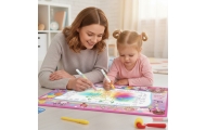 WOOPIE Mata Wodna do Malowania 2w1 XXL 100x70cm Świeci w Ciemności