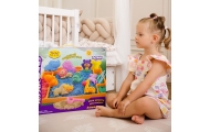 WOOPIE Kinetic Sand 1.2 kg XL ZOO Table with Molds Set