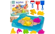 Kinetinio smėlio rinkinys WOOPIE 0,5 kg Stalas su formelėmis