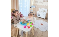 Kinetinio smėlio rinkinys WOOPIE 0,5 kg Stalas su formelėmis