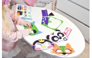 Veltinio kaukių kūrybinis rinkinys WOOPIE ART&FUN, 4 vnt.