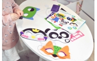 WOOPIE ART&FUN Zestaw Kreatywny Maski Filcowe Zrób to Sam 4 szt.