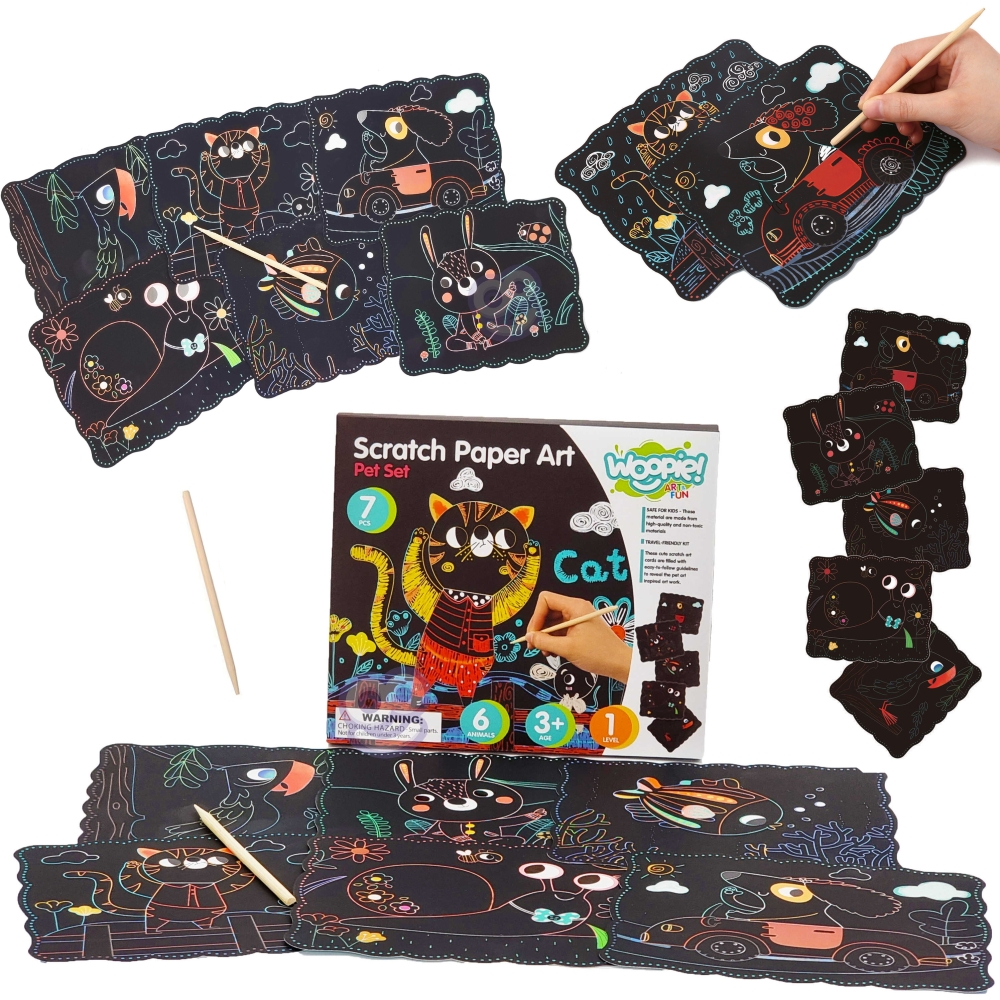 Kūrybinis braižymo rinkinys WOOPIE ART&FUN 7 el.
