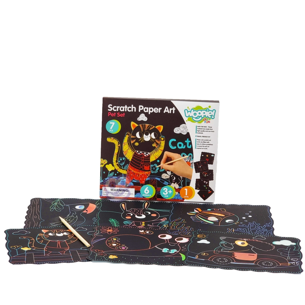 Kūrybinis braižymo rinkinys WOOPIE ART&FUN 7 el.