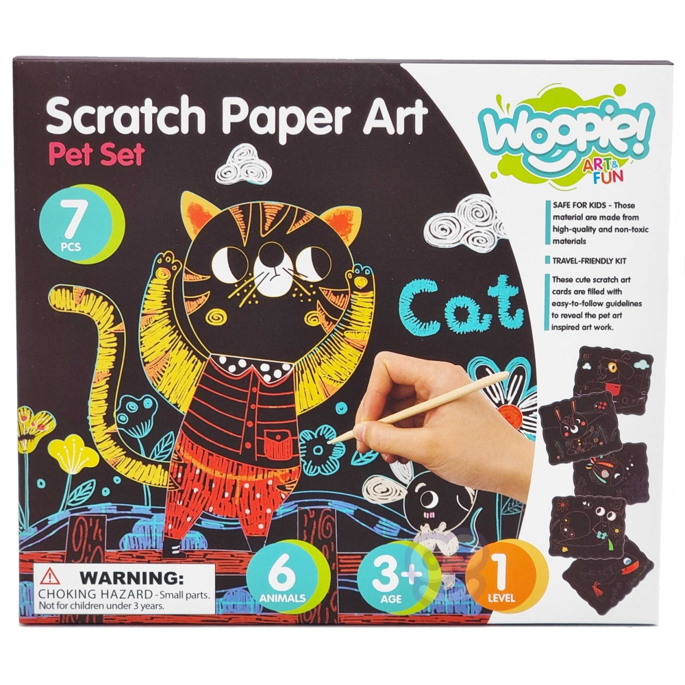 Kūrybinis braižymo rinkinys WOOPIE ART&FUN 7 el.