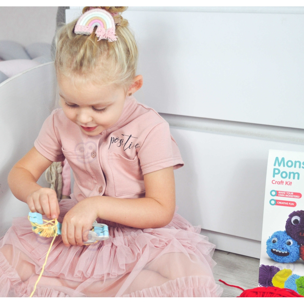 Kūrybinis rinkinys WOOPIE ART&FUN Monstras Pom