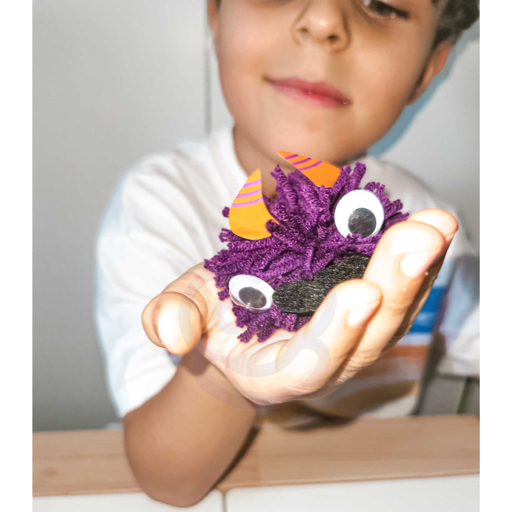 Kūrybinis rinkinys WOOPIE ART&FUN Monstras Pom
