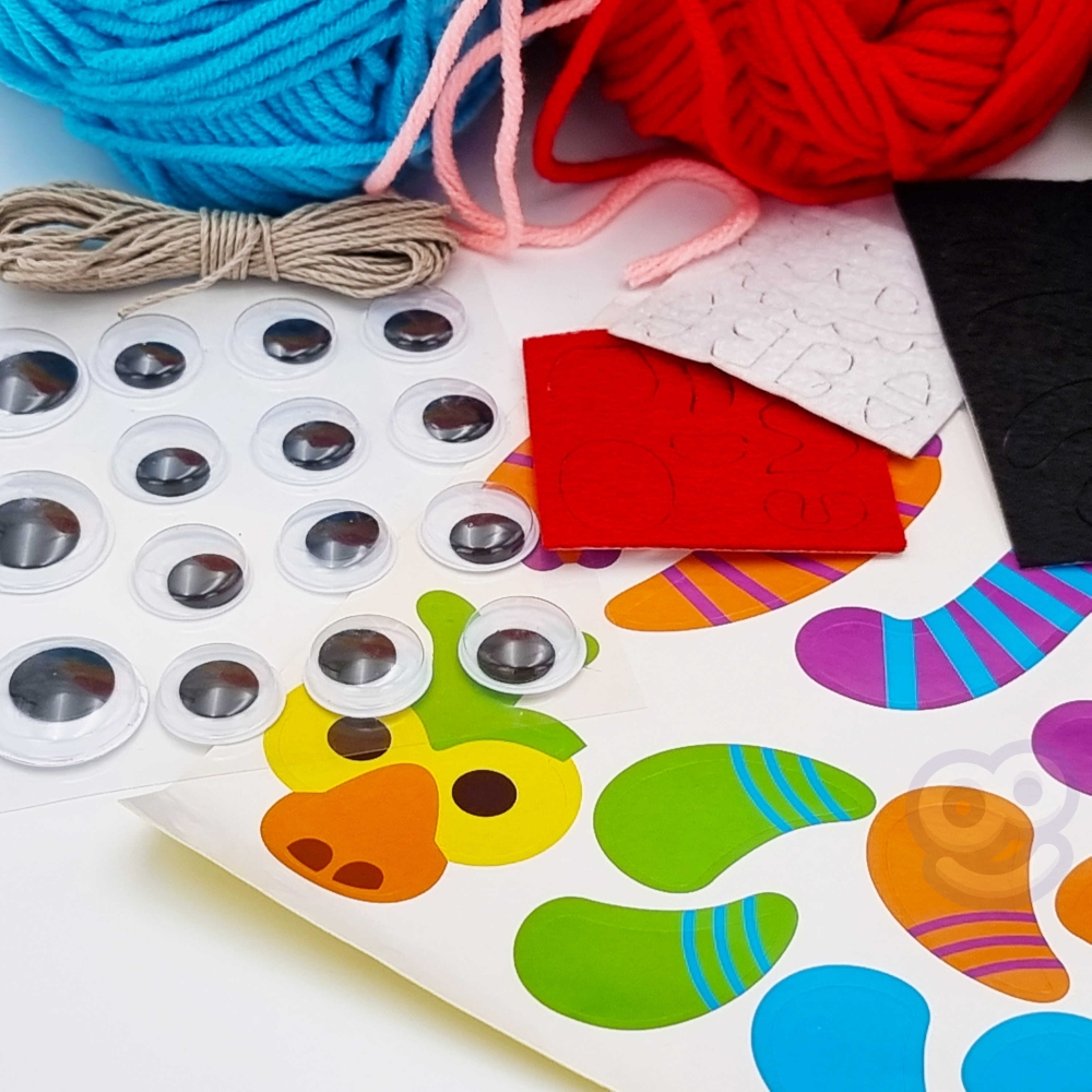 Kūrybinis rinkinys WOOPIE ART&FUN Monstras Pom