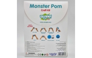 Kūrybinis rinkinys WOOPIE ART&FUN Monstras Pom