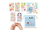 WOOPIE ART&FUN Zestaw Kreatywny Magiczna Torebka + Naklejki do Dekoracji ponad 109 szt.