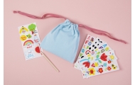 Kūrybinis krepšio dekoravimo rinkinys su lipdukais WOOPIE ART&FUN, 109 vnt.