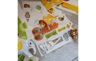 WOOPIE ART&FUN Zestaw Kreatywny Origami 3D Zrób to Sam 10 Zwierzaków
