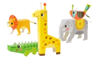 WOOPIE ART&FUN Zestaw Kreatywny Origami 3D Zrób to Sam 10 Zwierzaków