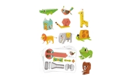 Origami kūrybinis rinkinys WOOPIE ART&FUN 3D DIY, 10 gyvūnų