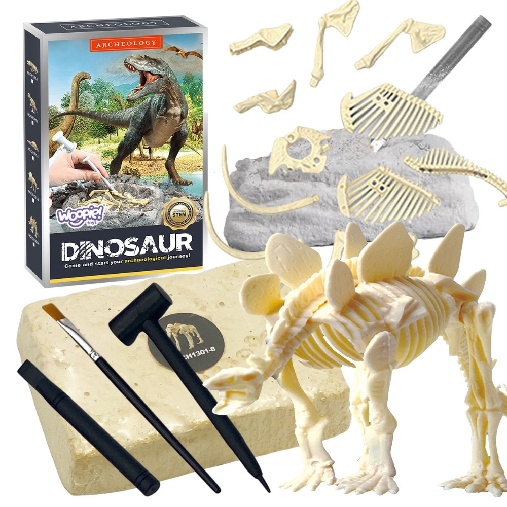 WOOPIE Kūrybinis žaislas Dinozauro skeletas Archeologiniai kasinėjimai