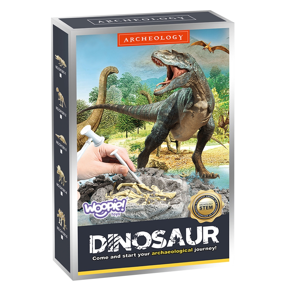 WOOPIE Kūrybinis žaislas Dinozauro skeletas Archeologiniai kasinėjimai