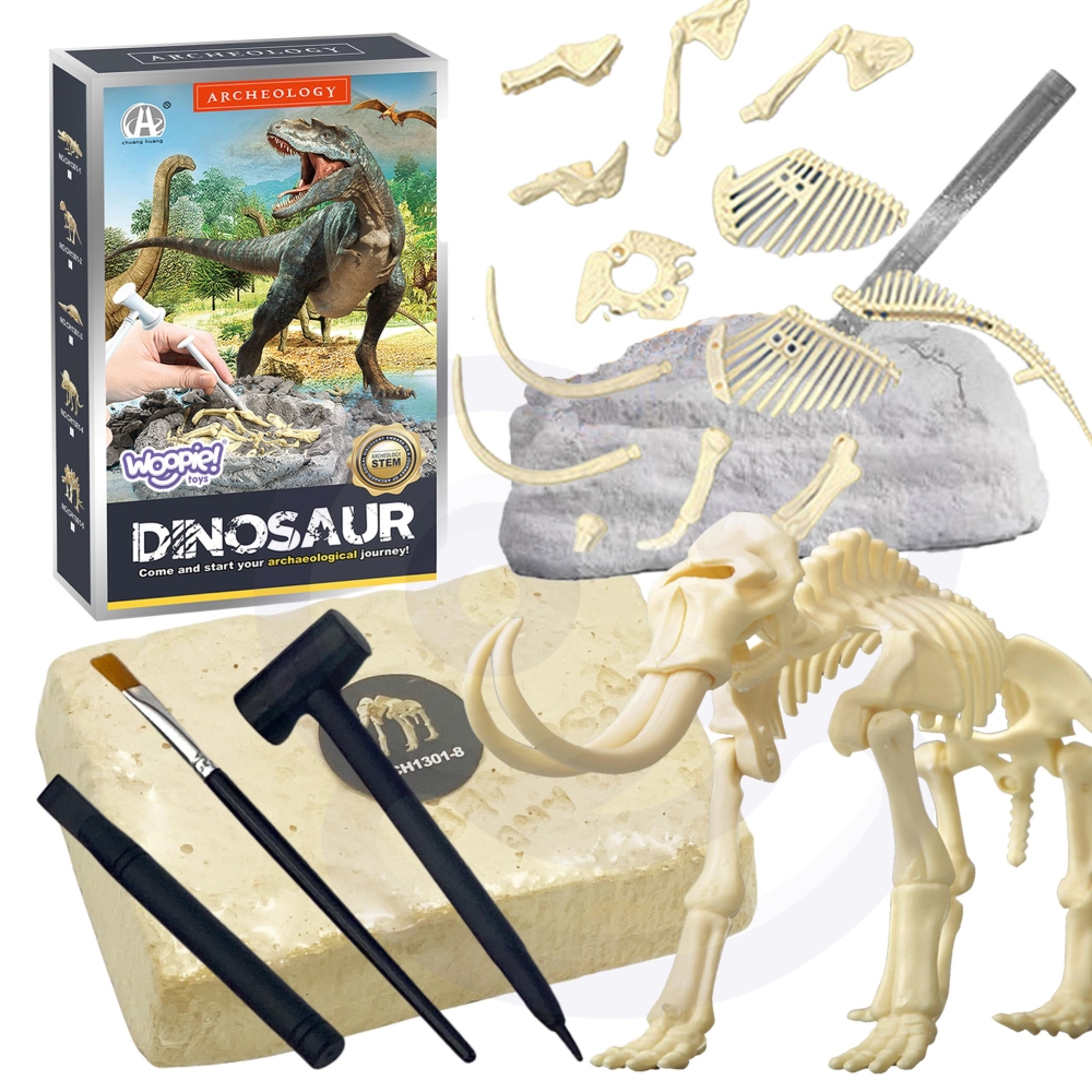 WOOPIE Kūrybinis žaislas Dinozauro skeletas Archeologiniai kasinėjimai