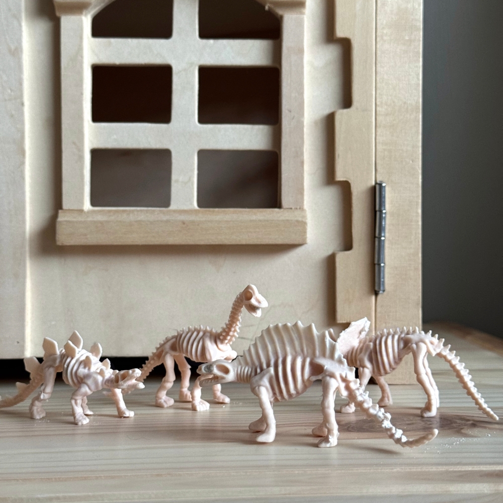 WOOPIE kasinėjimai "Mažasis archeologas" 6 dinozaurų skeletai