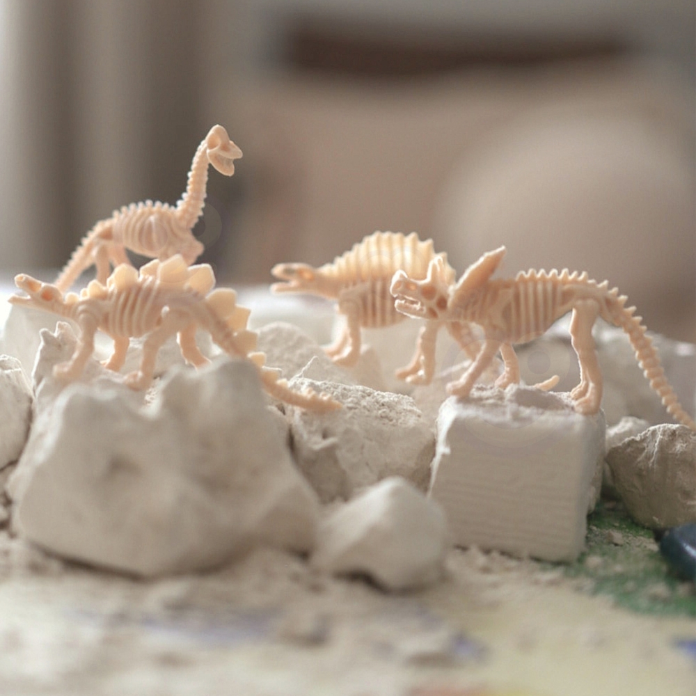 WOOPIE kasinėjimai "Mažasis archeologas" 6 dinozaurų skeletai