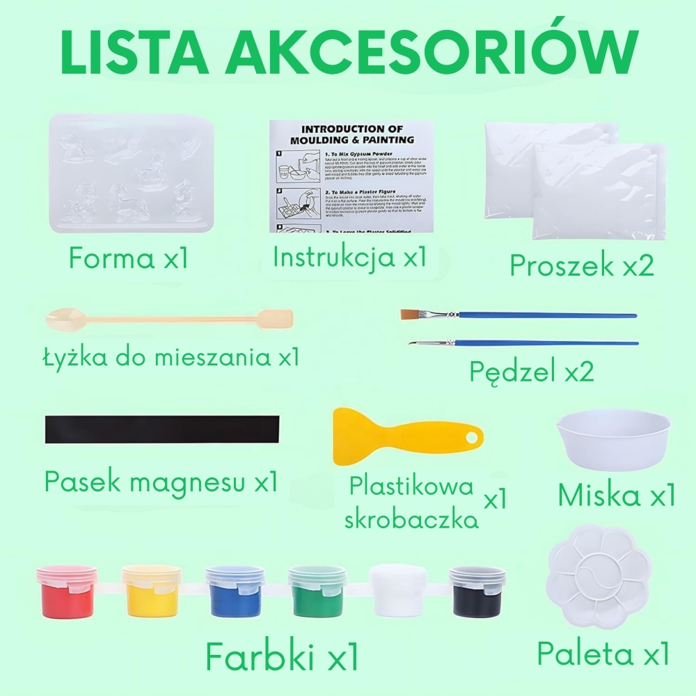 Kūrybinis rinkinys WOOPIE su dažais Gyvūnai-Žaislai, Kūrybiniai žaislai, Kūrybiniai rinkiniai-e-vaikas