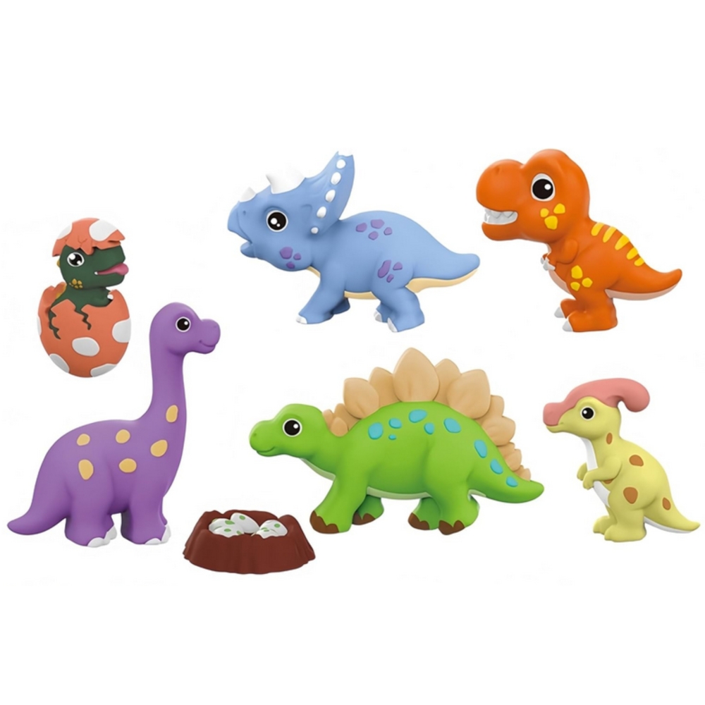Kūrybinis rinkinys su dažais WOOPIE Dinozauras-Žaislai, Kūrybiniai žaislai, Kūrybiniai rinkiniai-e-vaikas