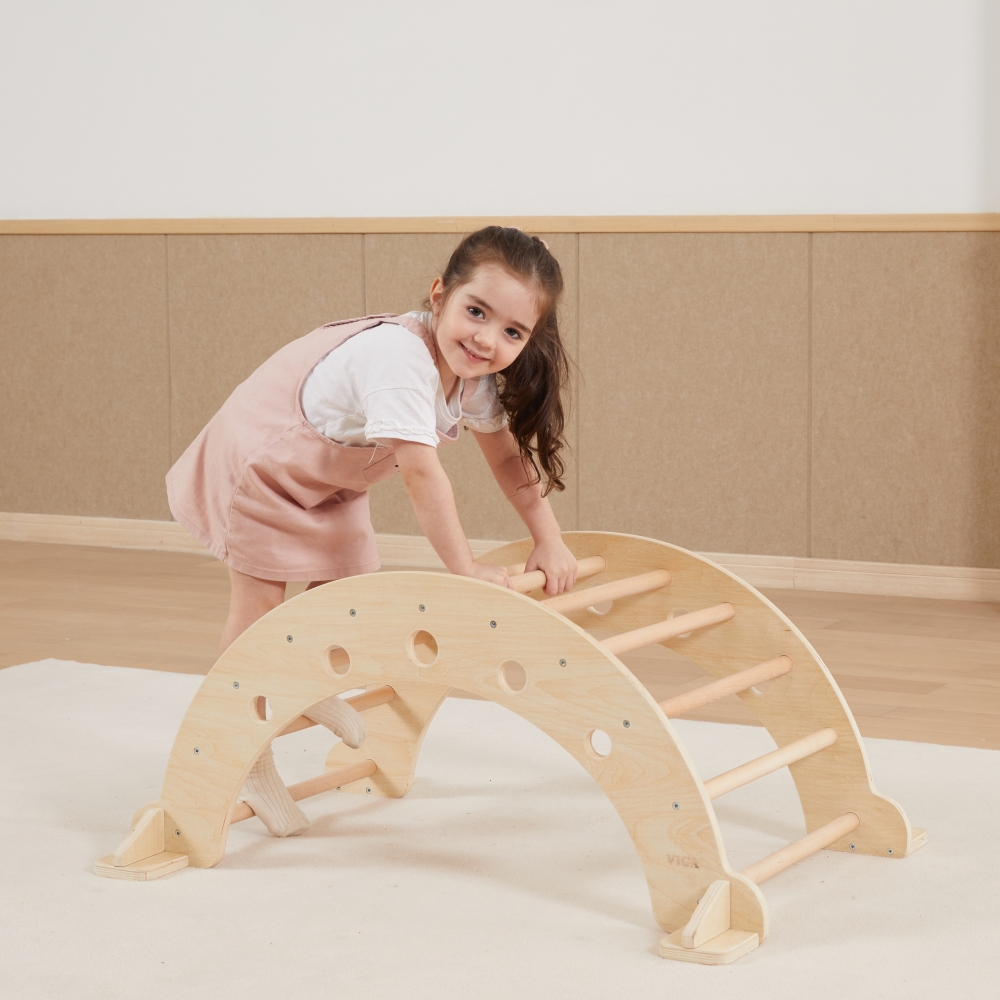 Medinė natūrali supynė VIGA Montessori
