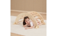 VIGA Drewniany Bujak Naturalny Montessori