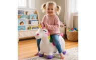 WOOPIE Rubber Jumper for Jumping Unicorn White + Pump					