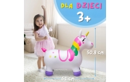 WOOPIE Rubber Jumper for Jumping Unicorn White + Pump					