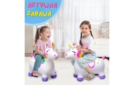 WOOPIE Rubber Jumper for Jumping Unicorn White + Pump					