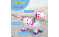 WOOPIE Rubber Jumper for Jumping Unicorn White + Pump					