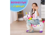 WOOPIE Rubber Jumper for Jumping Unicorn White + Pump					
